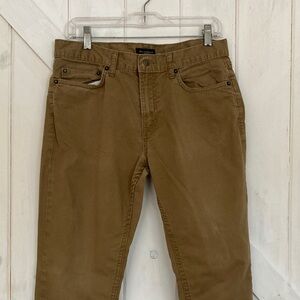 Banana Republic Men's Saddle Brown Skinny Fit Jeans